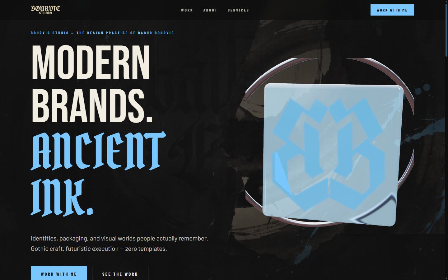 The Bourvic Studio website